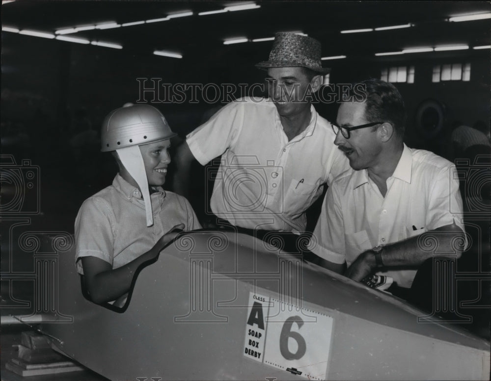 1961 Hal Avery Columbus, Georgia Soap Box Derby Race Participant - Historic Images