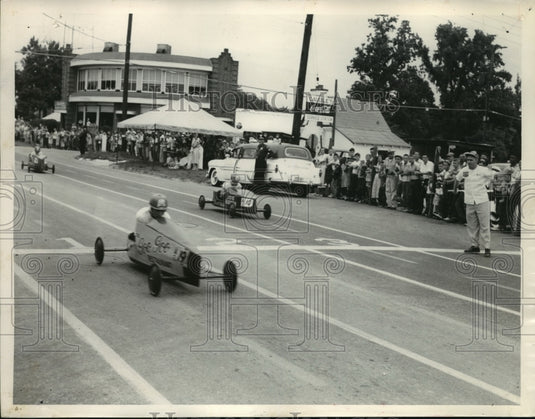 Undated Press Photo Soap Box Derby Race - nef55771-Historic Images
