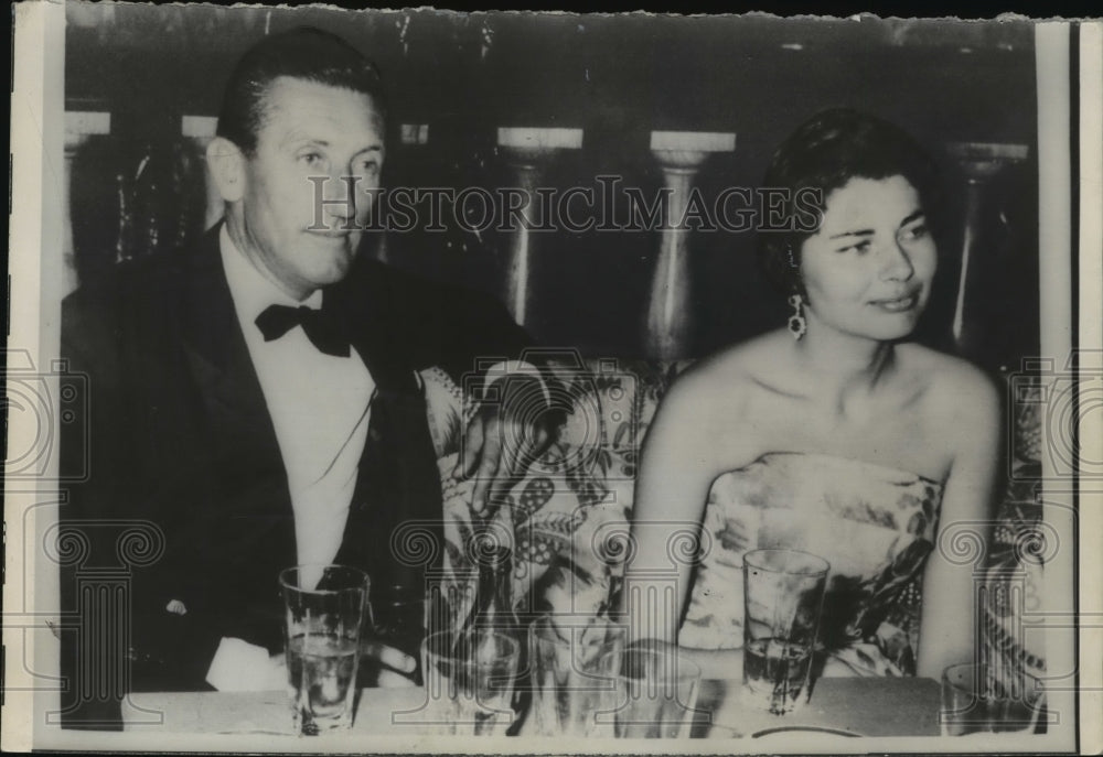 1958 Princess Soraya &amp; Her Companion Luis de Villalongua View Show - Historic Images