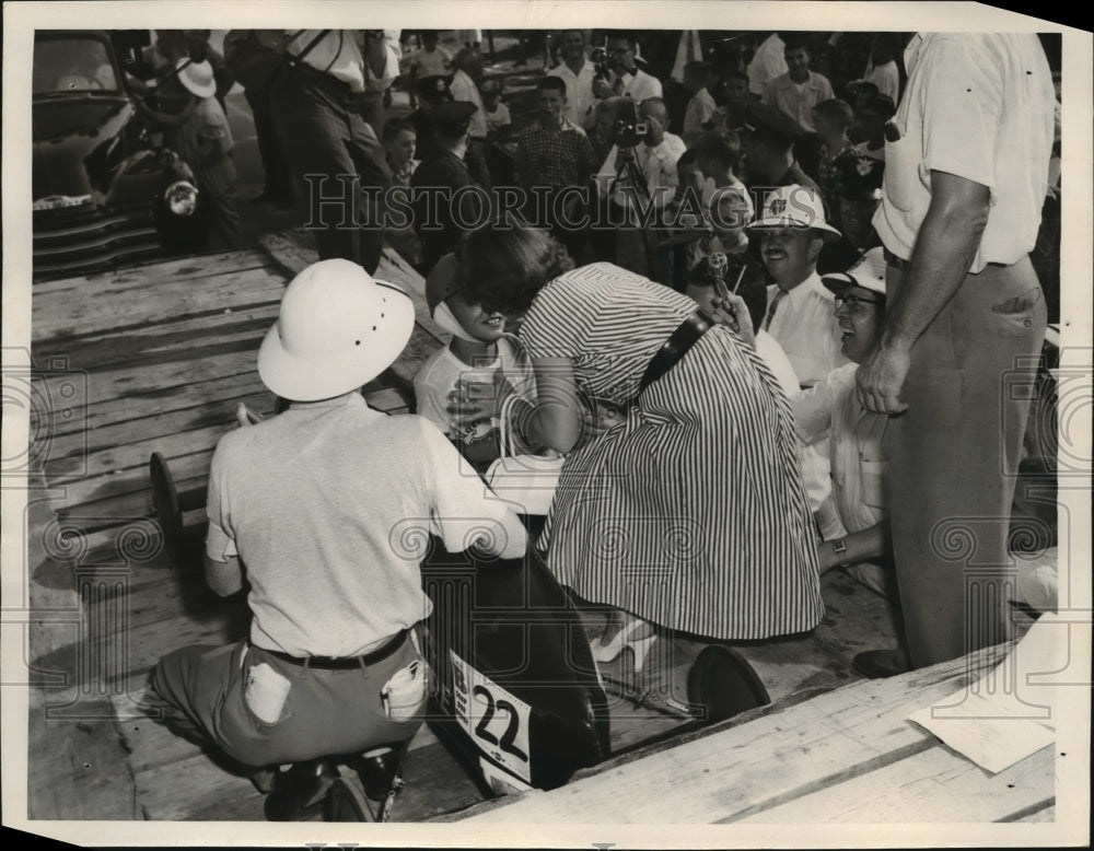 1954 Soap Box Derby Scene  - Historic Images
