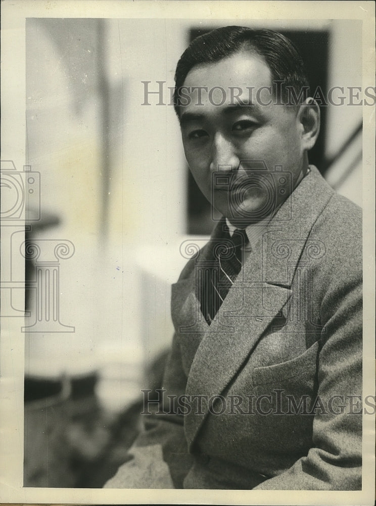 1933 Takasume Mitsui, heir of the gigantic Mitsui Industrial Empire - Historic Images