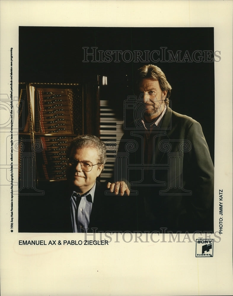 Press Photo Emanuel Ax and Pablo Ziegler - nef56481 - Historic Images