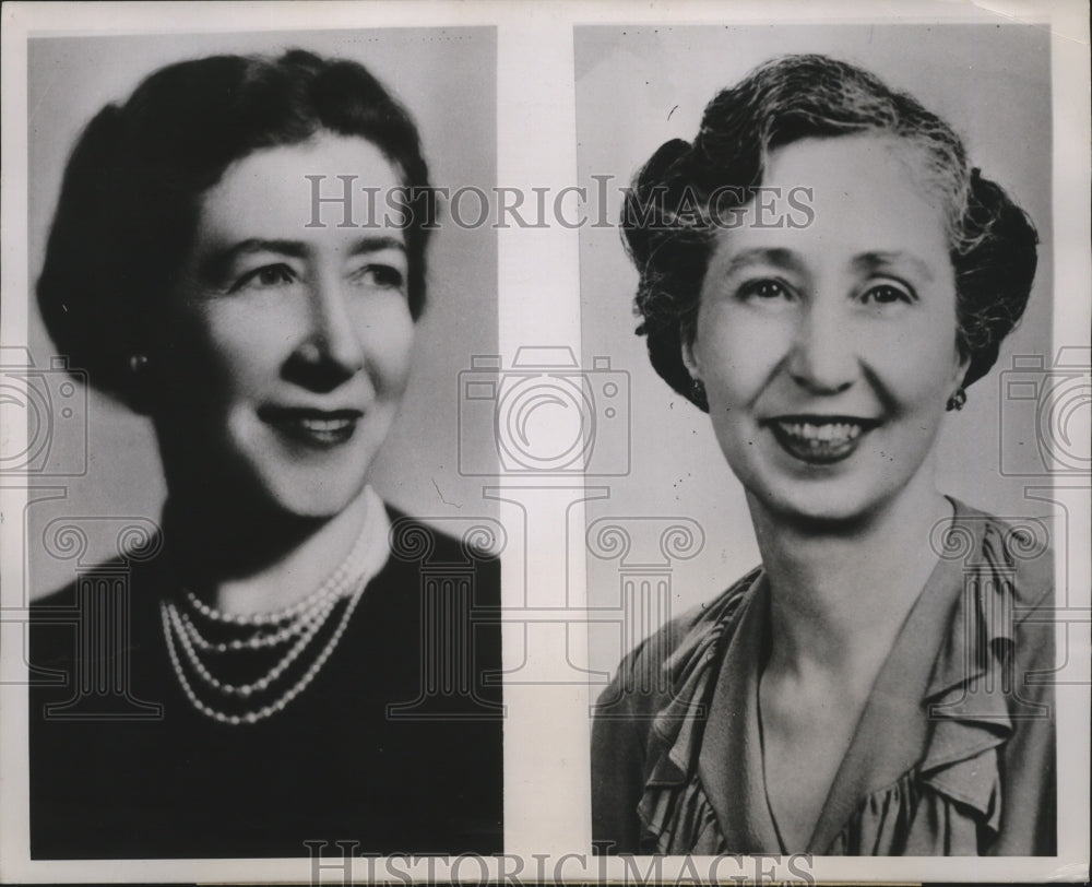 1944 Press Photo Mrs Charles B Gilbert &amp; Mrs Pleasant I Dixon Candidates-Historic Images