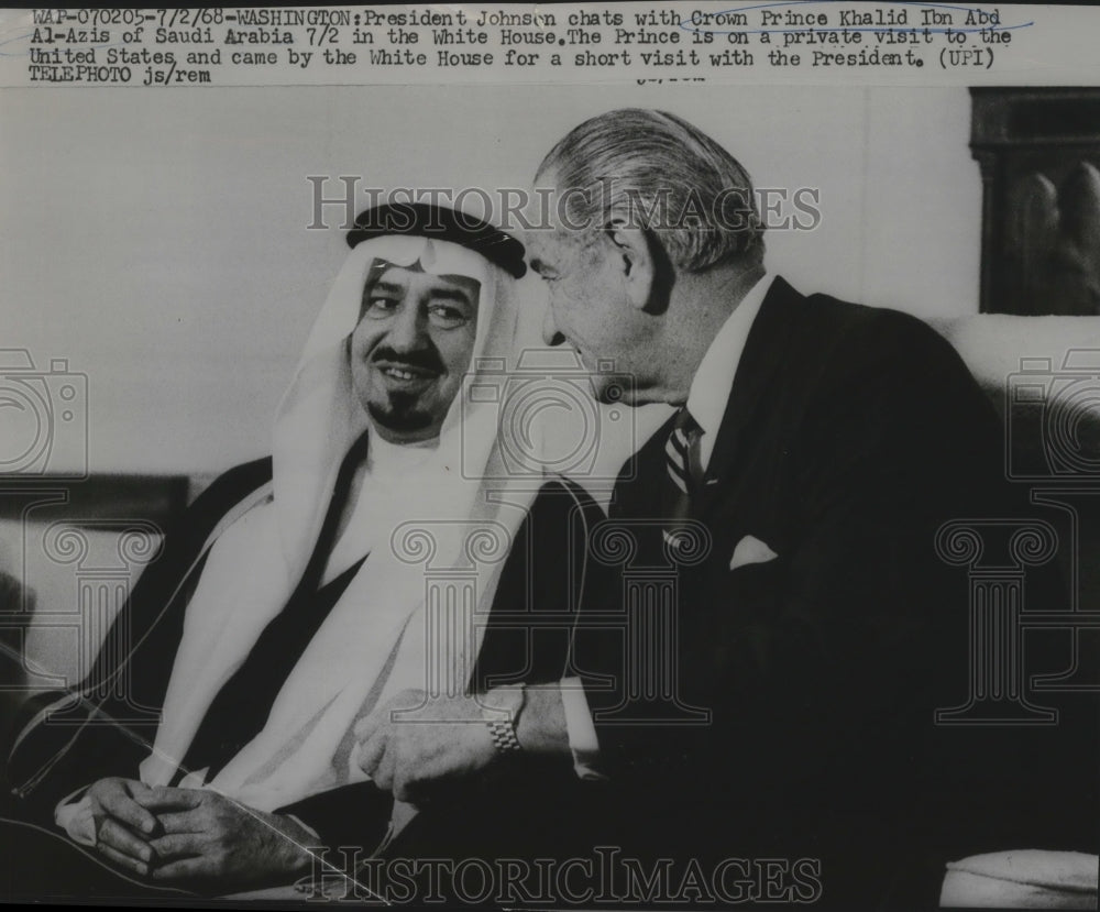 1968 Prince Khalid Ibn Abd Al - Historic Images