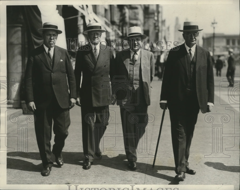 1932 Press Photo Delegates Before Republican National Convention, Chicago - Historic Images