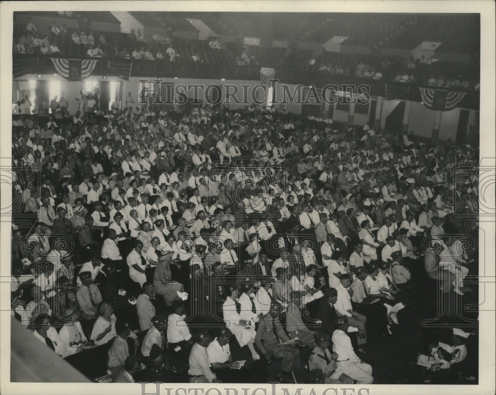 1938 Press Photo General view of the Business session in Columbus Auditorium - Historic Images