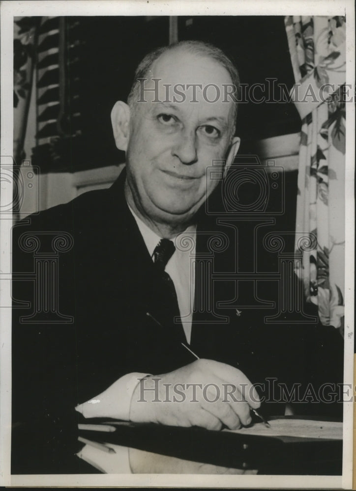 1938 Press Photo Dr. Fred C. Dilley of Fraternal Order Eagles, Cincinnati-Historic Images