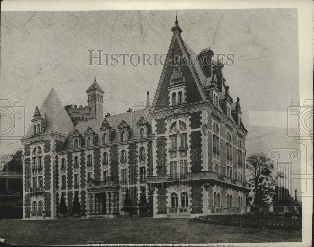 1929 Press Photo Nancy Mills&#39;s New Home Maharajah&#39;s 40 Room Chateau - nef57467 - Historic Images