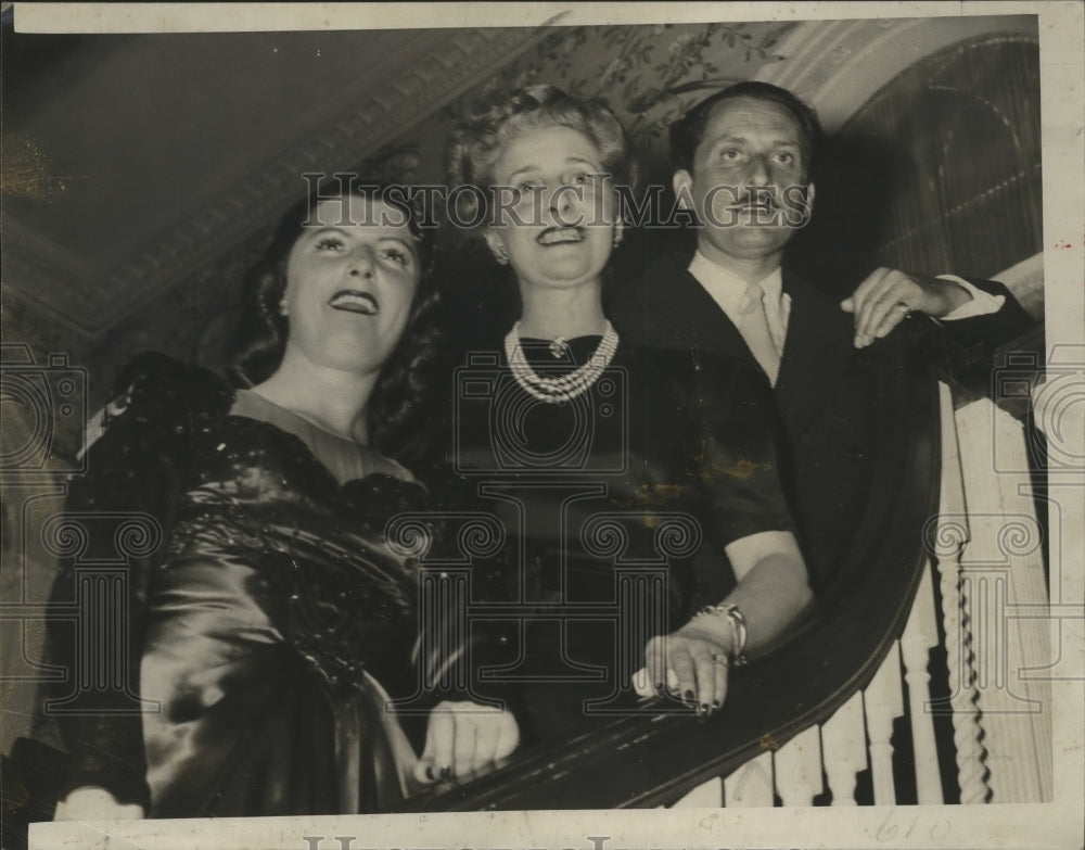 1946 Archduke &amp; Archduchess Franz Josef, Sonia Loew of Milton, - Historic Images