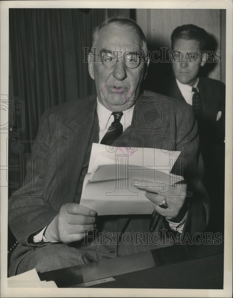 1949 Cyrus Ching Head of Federal Mediation &amp; Reconciliation Service - Historic Images