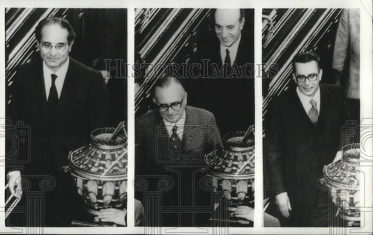1971 Italy's most powerful Christian Democrats meet at Rome - Historic Images