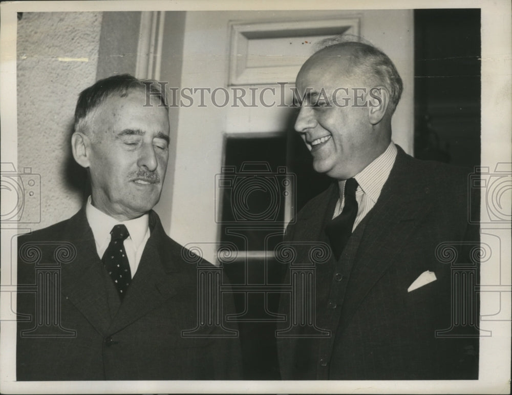 1940 Stimson, Dykstra after Director of Conscription post offer - Historic Images