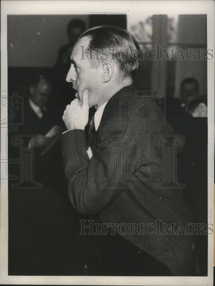 1937 Press Photo Marriner Eccles Gov.of Federal Reserve Board in Housing BIll - Historic Images