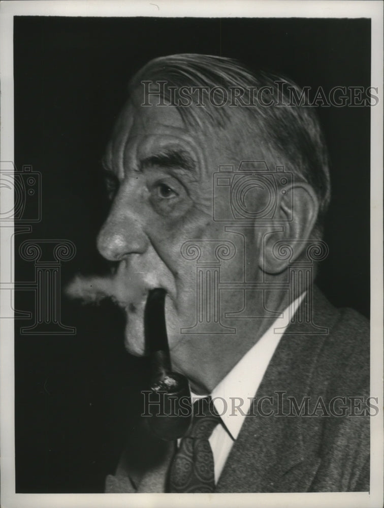 1953 Press Photo Cyrus Ching in Walter Reuther National Press Club Address-Historic Images