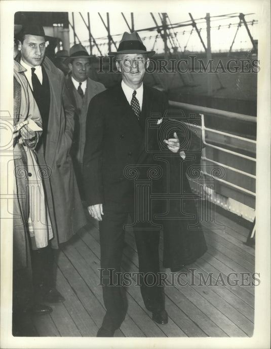 1937 Senator on a boat  - Historic Images