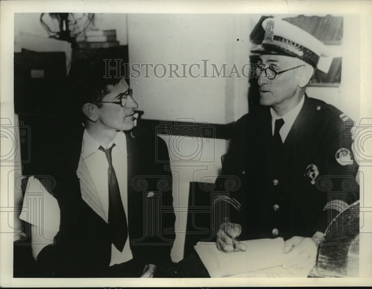 1934 Press Photo Edward E.Agnelly,Photographer beaten by Sen.Huey Longs guards - Historic Images