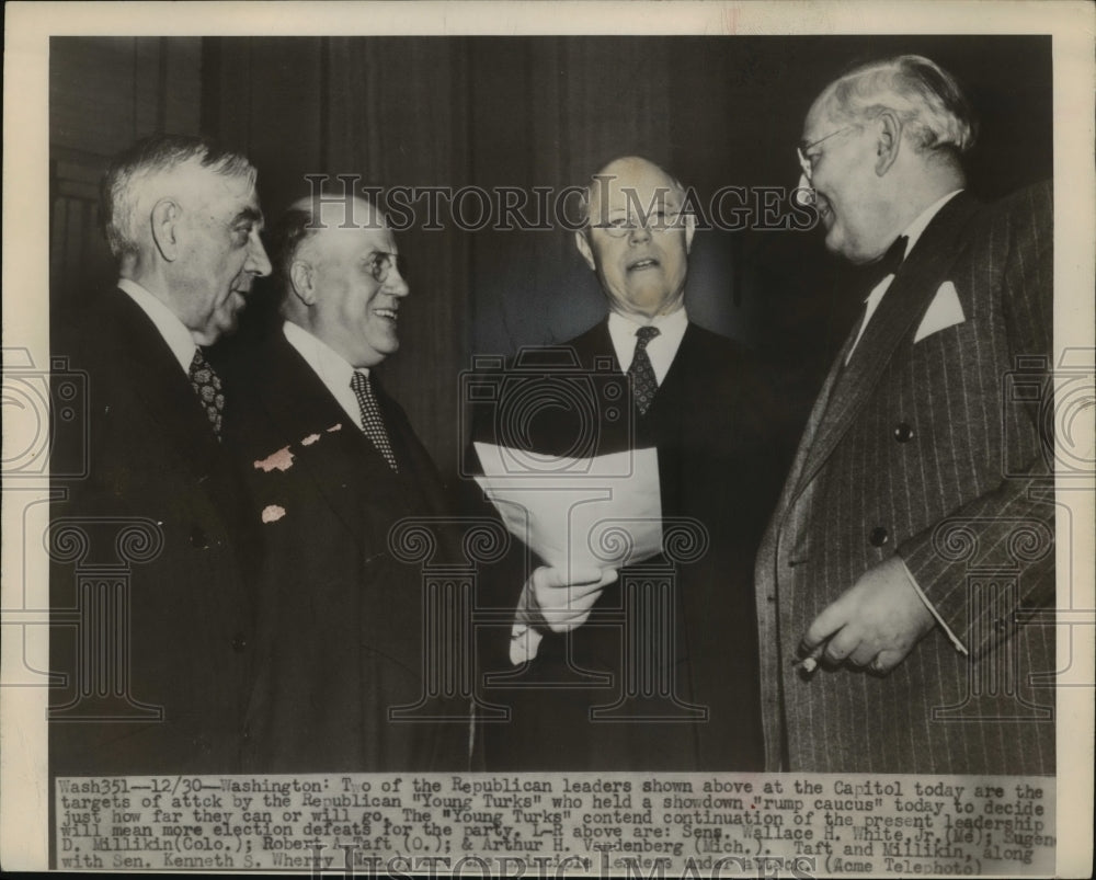 1949 Press Photo Republican Leaders Under Attack by &quot;Young Turks&quot; - nef60874 - Historic Images