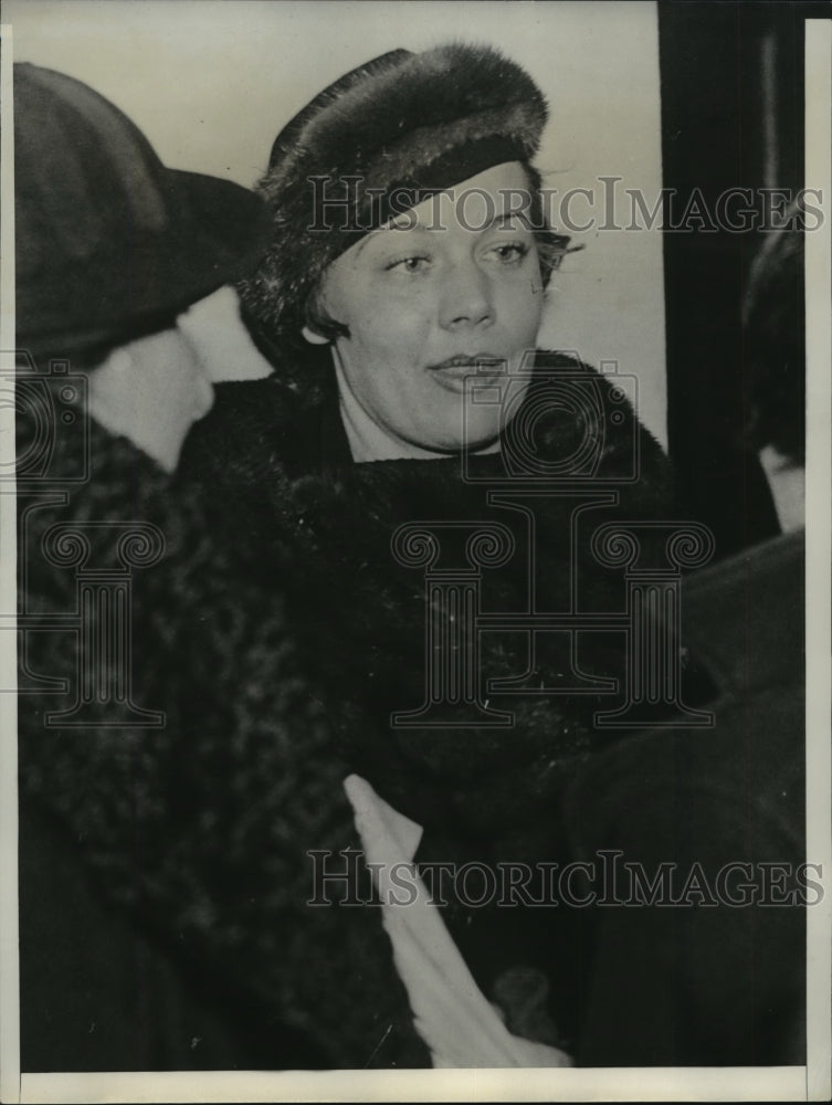 1937 Press Photo Hidegarde Alexander, Model - nef61028 - Historic Images