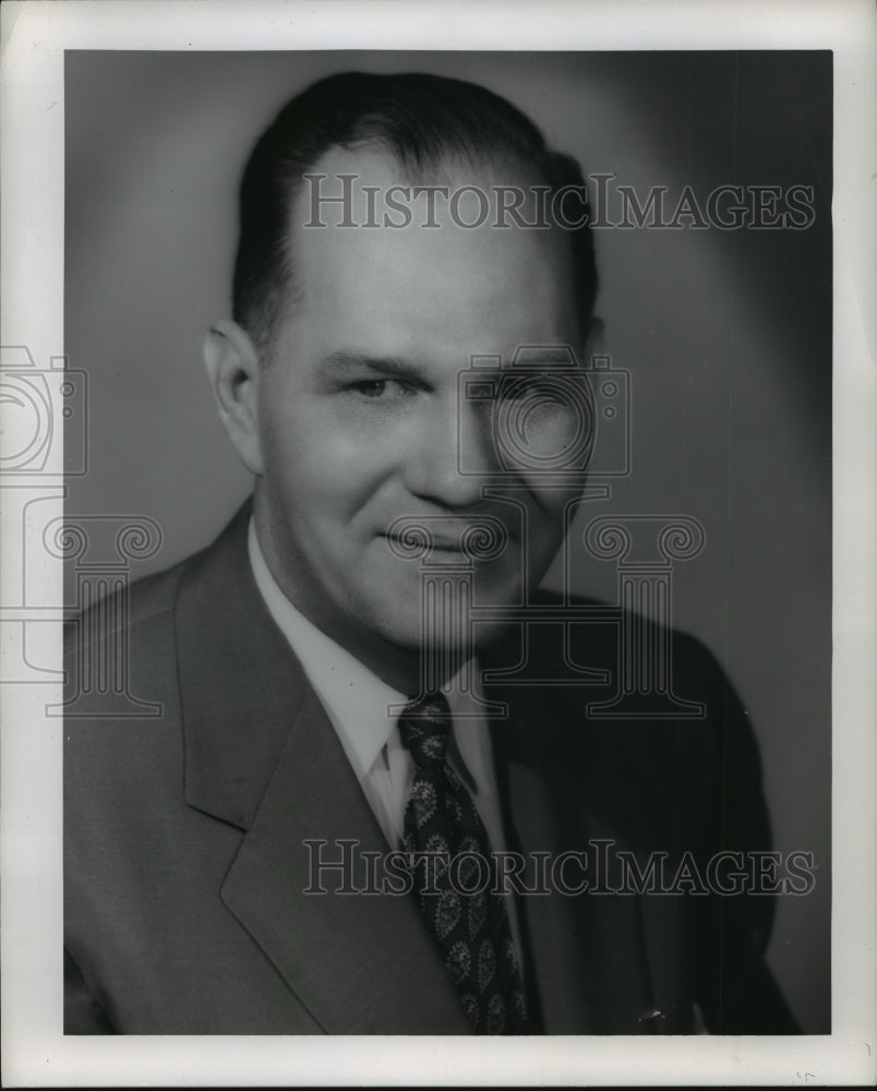 1954 Press Photo Fred Oldenburg,Appliance Sales Manager Frigidaire Sales Corp.-Historic Images