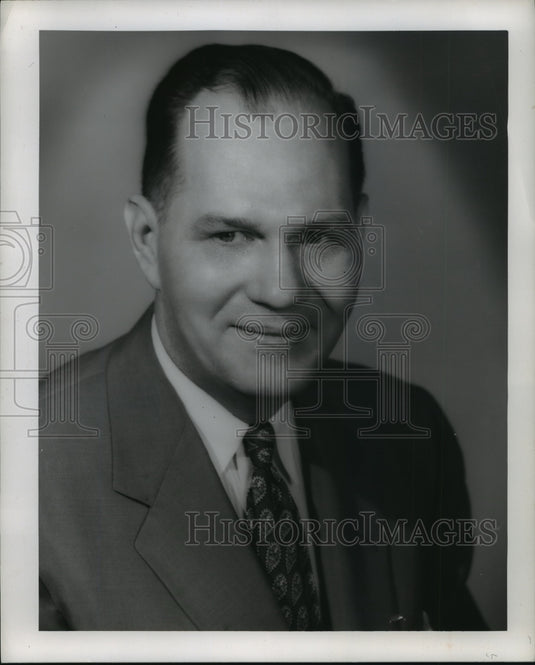 1954 Press Photo Fred Oldenburg,Appliance Sales Manager Frigidaire Sales Corp.-Historic Images