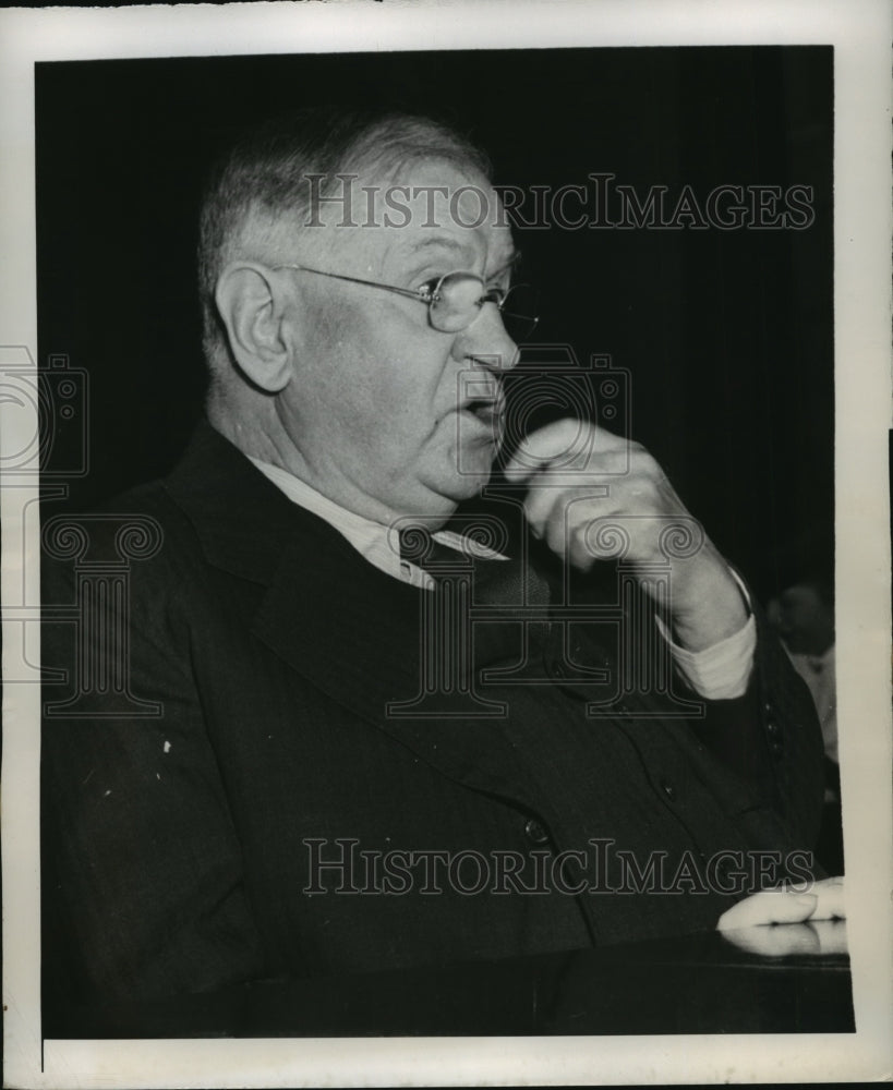 1948 Harold L Ickes Testifying Before Senate - Historic Images