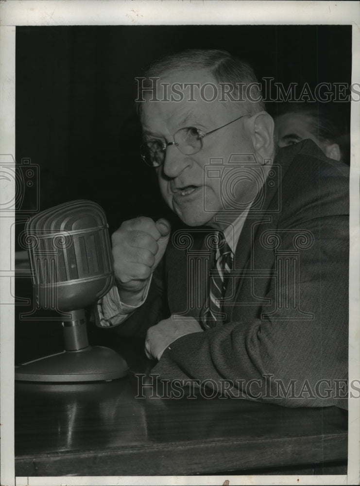 1943 Harold Ickes appeared before Special Senate Was Investigation - Historic Images