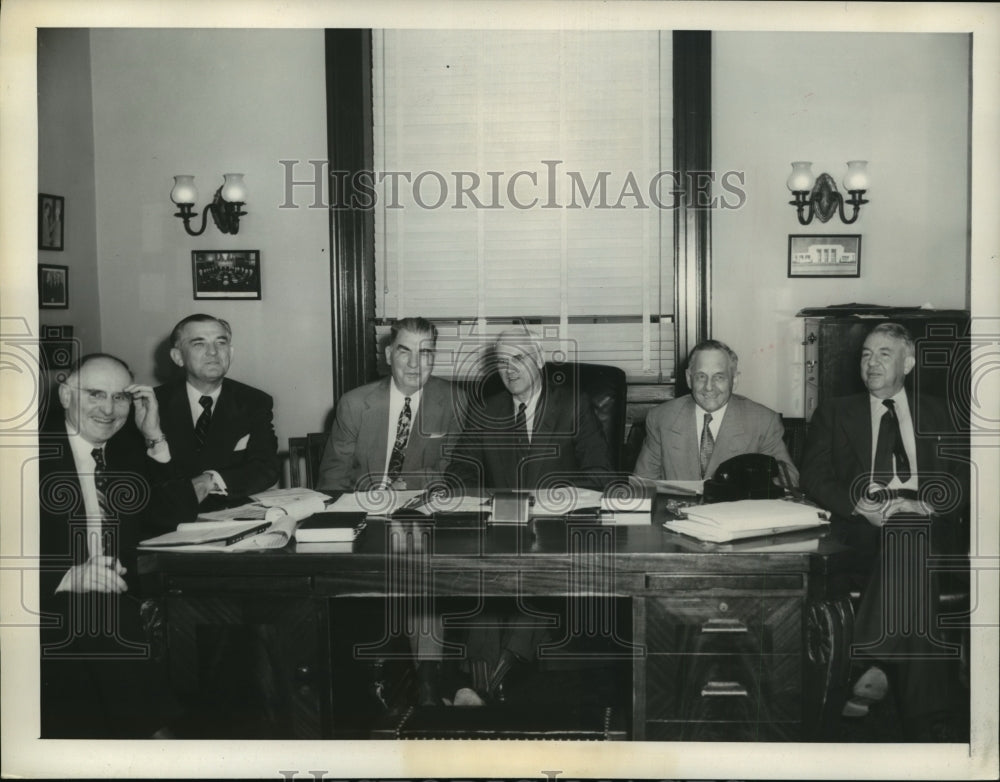 1954 Press Photo Senate Committee Hearing McCarthy Censure Charges Makes Report - Historic Images