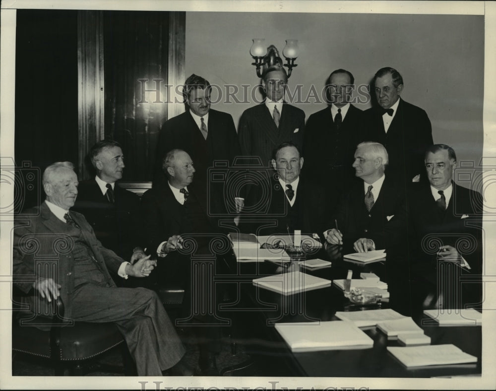 1934 Press Photo Senate Democratic Policy Committee Meeting - nef61537 - Historic Images