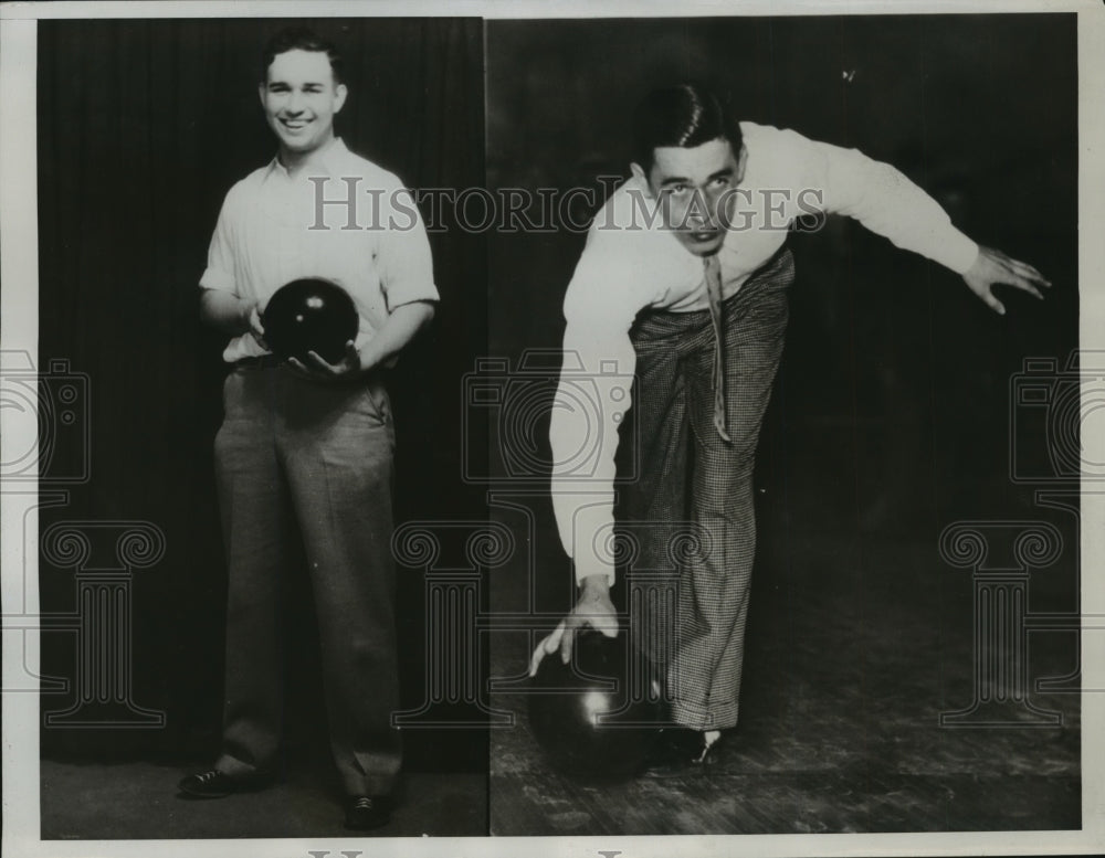 1936 Charles Warren and Johnny Murphy in American Bowling Congress - Historic Images