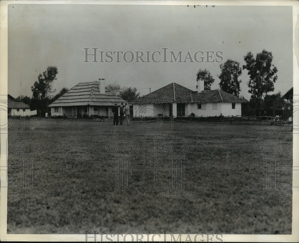 1942 Villa Olimpica living quarters for Athletes in Buenos Aires - Historic Images