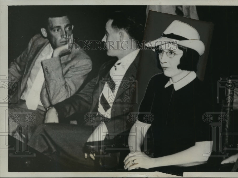 1939 Press Photo Mrs.Alice Austin on trial slaying her husband Earl Austin - Historic Images