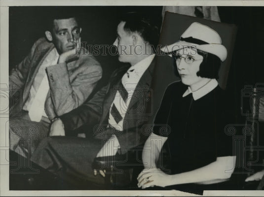 1939 Press Photo Mrs.Alice Austin on trial slaying her husband Earl Austin - Historic Images
