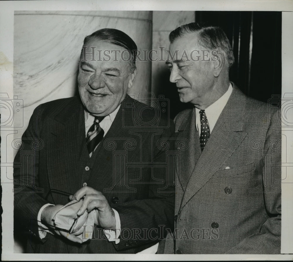 1939 Gen.Hugh S. Johnson and Sen. Key Pittman appeared at Senate - Historic Images