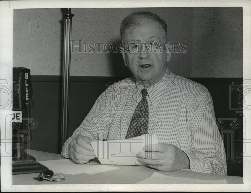 1943 Harold Ickes Said That the Nation Must Have Coal  - Historic Images