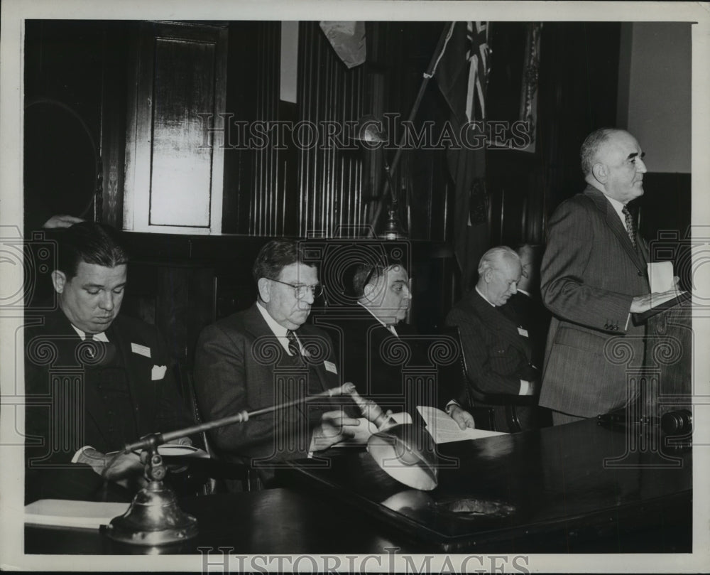 1945 United States Conference of Mayors in New York City Hall - Historic Images