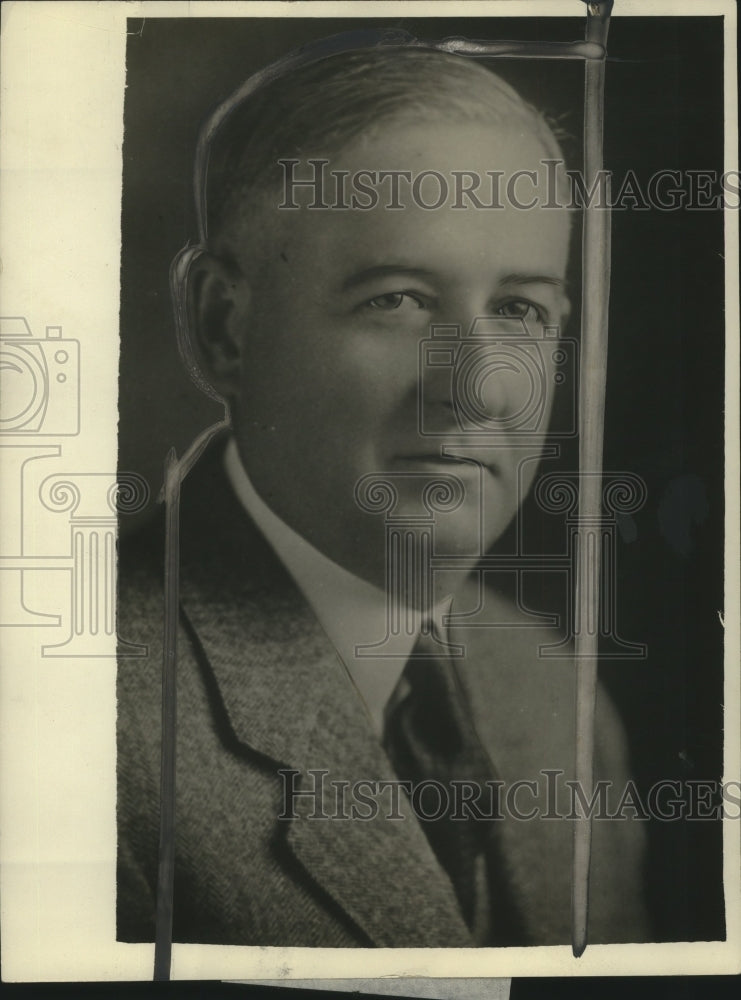 1928 Press Photo Joseph D. Grace threatened with death in extortion letters- Historic Images