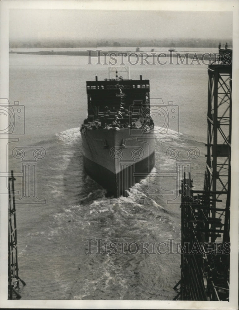 1939 Press Photo View of 435-Foot Cargo Vessel Mormachawk - nef62507-Historic Images