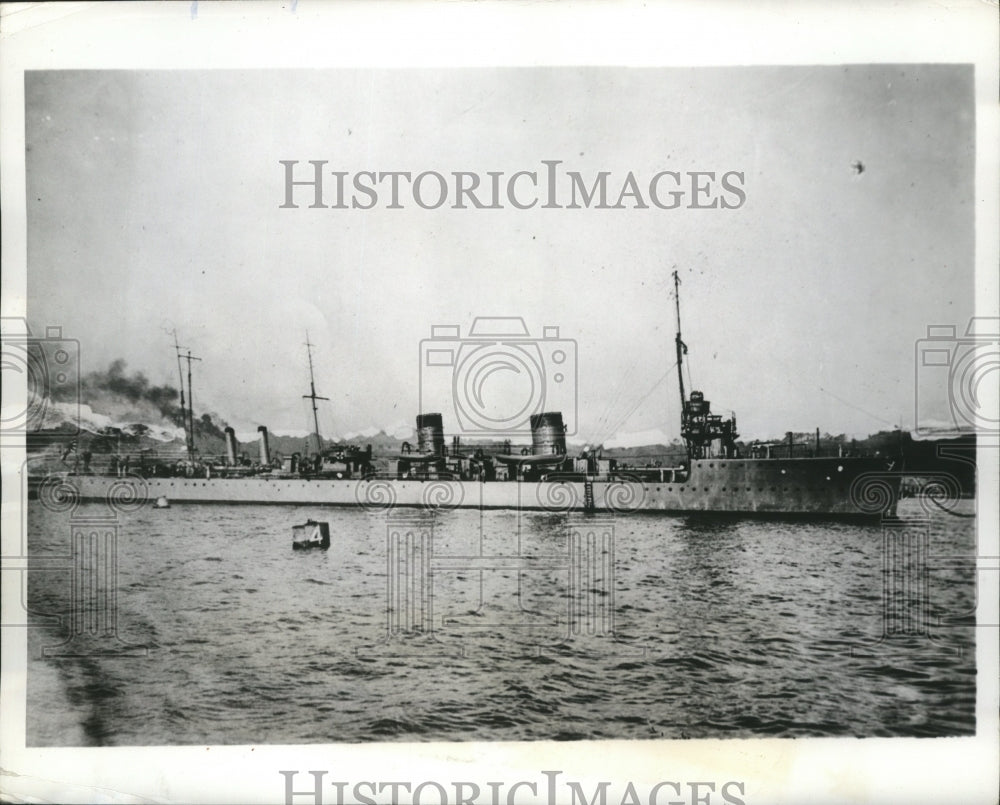 1941 Press Photo Japanese Destroyer Ship - nef62853-Historic Images