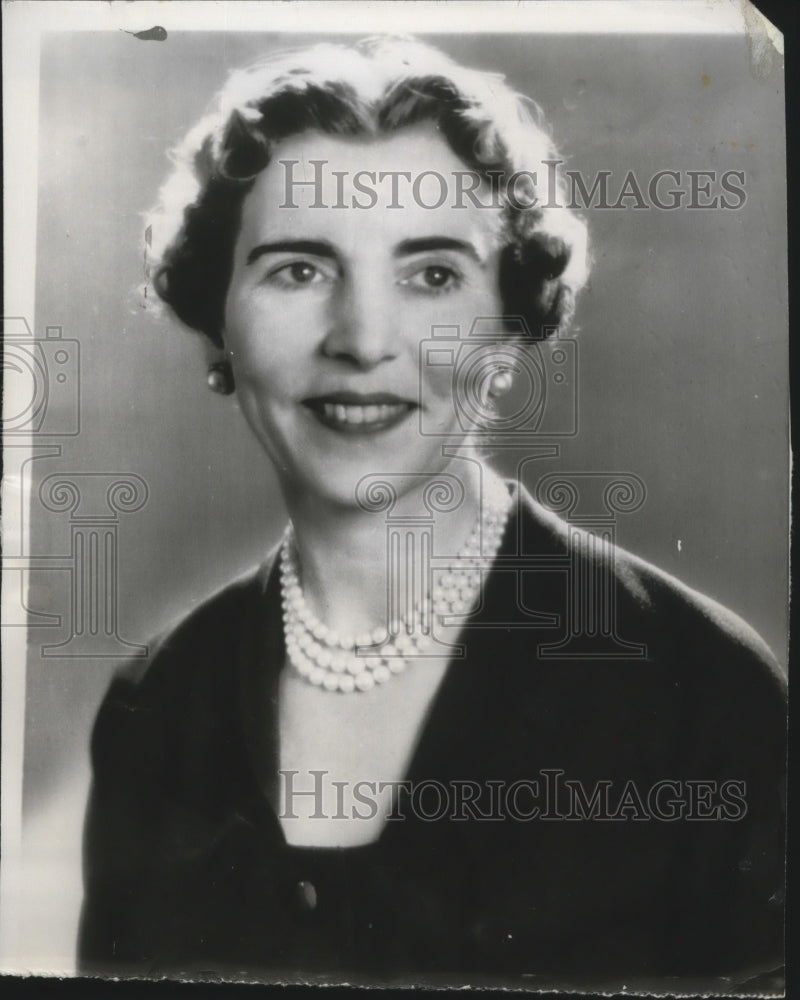 1954 Press Photo Queen Ingrid of Denmark to Visit Scandinavian Neighborhoods-Historic Images