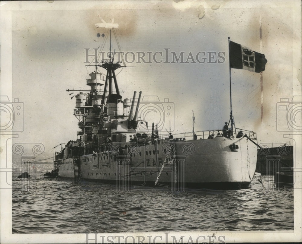 1941 Press Photo War ship in the sea - Historic Images