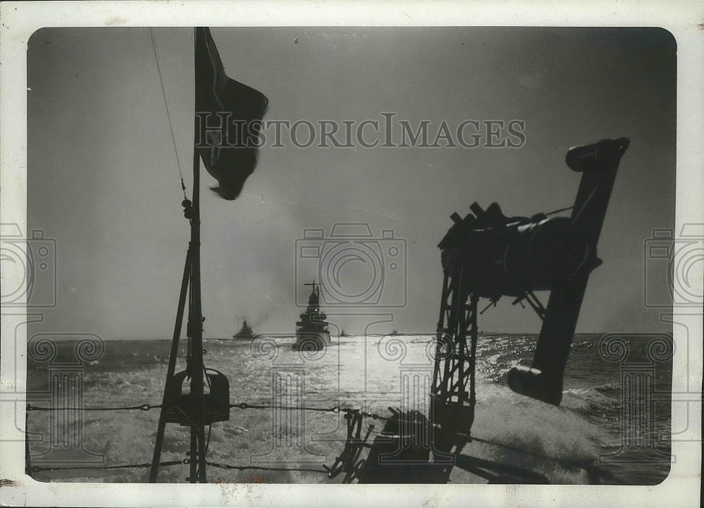 1940 Italian fleet during recent maneuvers  - Historic Images