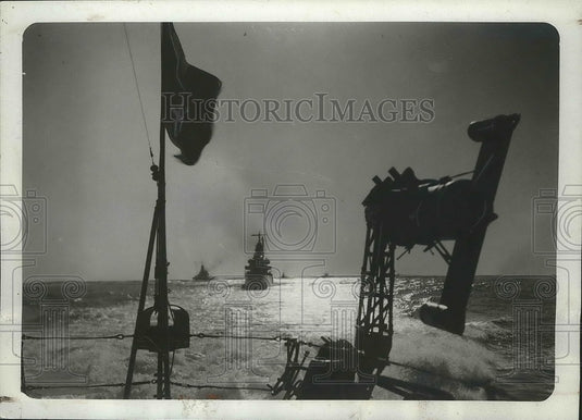 1940 Italian fleet during recent maneuvers  - Historic Images