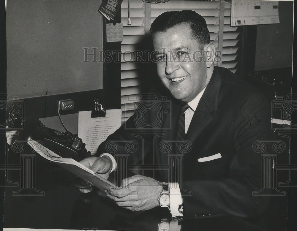 1935 Press Photo President Of The Standbred Owners Association Al Thomas-Historic Images