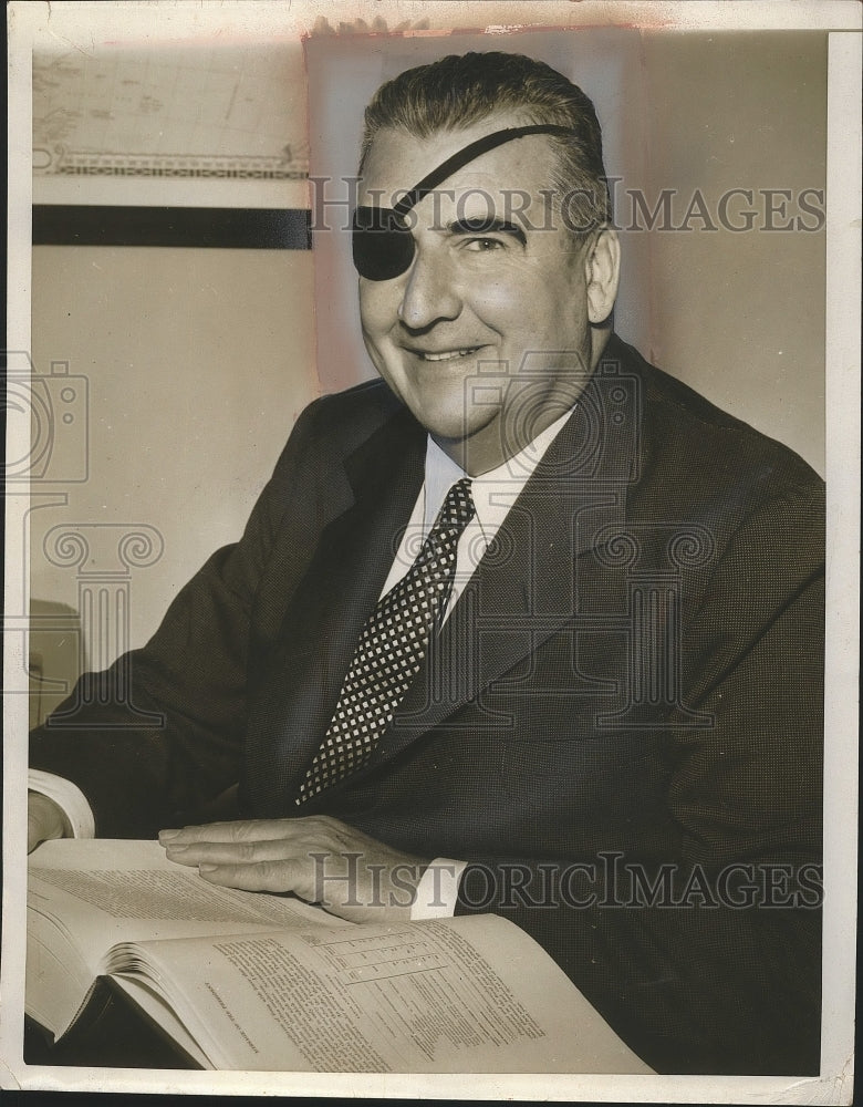 1954 Press Photo Rowland R.Hughes, Budget Director - nef63898 - Historic Images