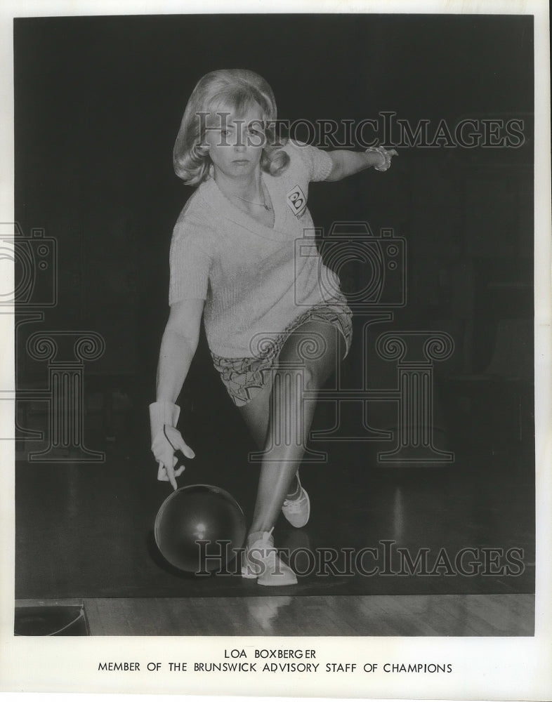 1975 Bowler Loa Boxberger of Brunswick Advisory Staff of Champions - Historic Images