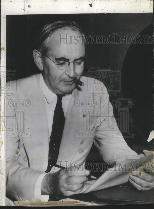 1939 Press Photo Senator Arthur Vandenberg, Michigan Republican - nef64284-Historic Images