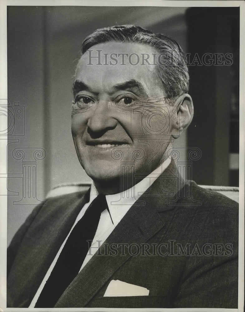 1963 Journalist Walter Lipmann for CBS TV  - Historic Images