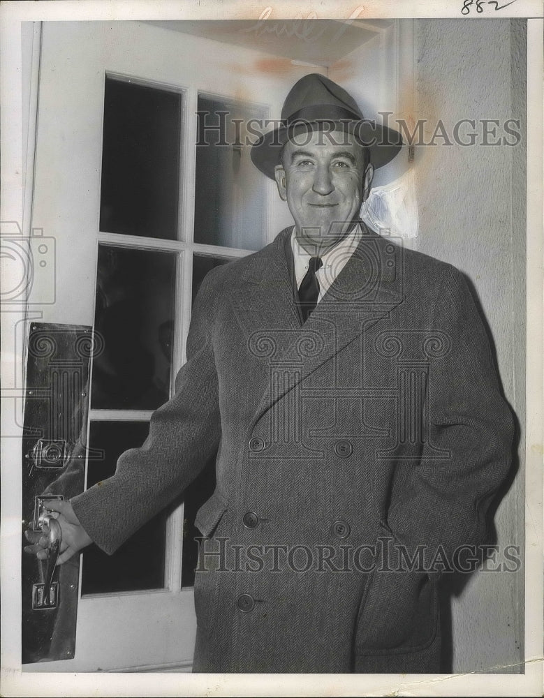 1952 Press Photo Ambassador Chester Bowles at White House - nef64323-Historic Images