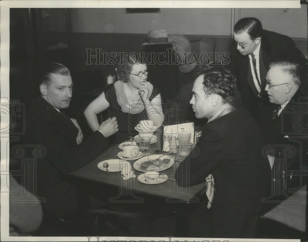 1933 Press Photo Alibi of Earle Lynekoop Upheld by Witnesses - nef65055-Historic Images