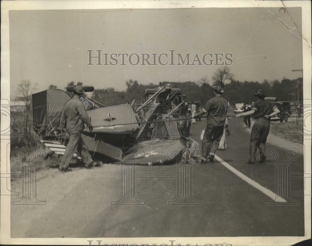 1935 Army Plane Crash Near Columbus Ohio  - Historic Images